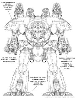 Making a Warlord Class Titan from Warhammer 40k, I am planning on it fully  articulated with functional weapons and a walking mechanism. :  r/peopleplayground