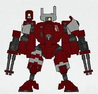 Shas'vre Turr'o of the Farsight Enclaves, wearing an XV8 Crisis Battlesuit armed with two Burst Cannons