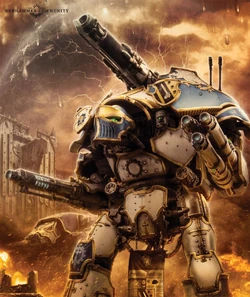 A Warbringer Nemesis-class Titan in combat during the .