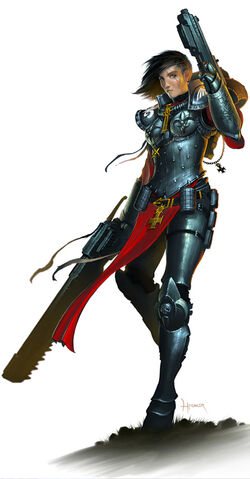 Are the Warhammer 40k Adepta Sororitas/Sisters of Battle one of the best  female warrior representation in fantasy games? (IMAGE HEAVY)