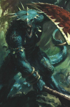 Warhammmer Lizardmen Saurus