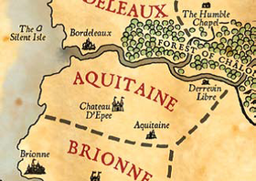 Aquitaine map