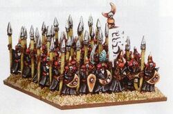 Arabian Spearmen Araby Warmaster Miniatures