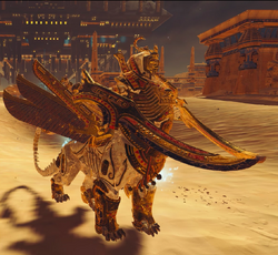Sphinx of Usekph Necrosphinx Tomb Kings Total War Warhammer 2 RoR screenshot