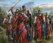A band of Questing Knights
