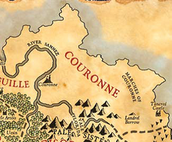 Map of couronne