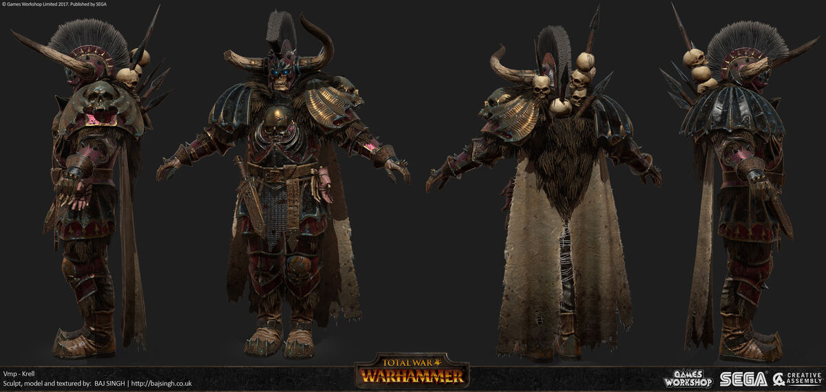 Krell entry appears in Total War: Warhammer Steam database…