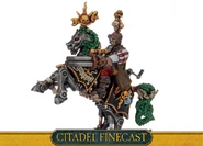Figurine Warhammer Metal - Empire Engineer On Mechanical Steed, Démontée Et Non Peinte