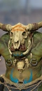 A Savage Orc Great Shaman as depicted in Total War: Warhammer III.