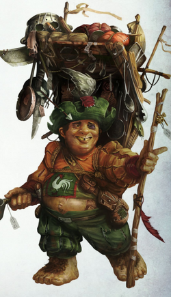 Warhammer Halfling adventurer