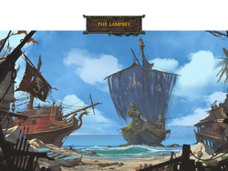 Lamprey Vampire Coast Total War Warhammer 2 illustration