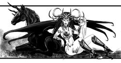 Morathi and Dark Pegasus
