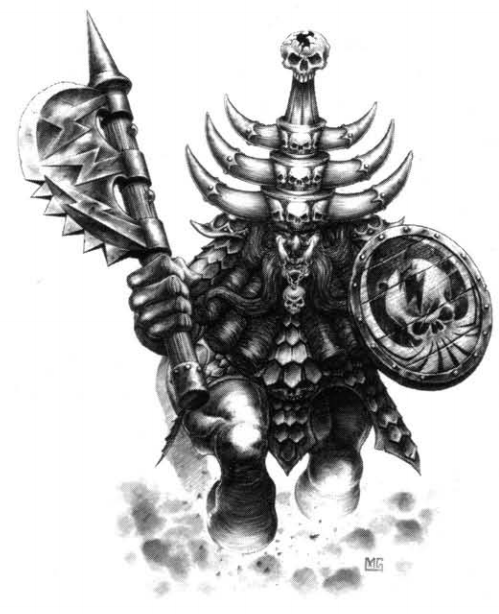 Bull Centaur Taur/'ruk Chaos Dwarves unpainted tabletop gaming miniatures minis Infernal Dwarf army Warhammer WFB Lost Kindoms