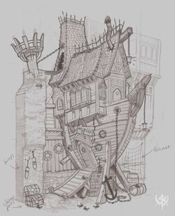 Warhammer Online Tavern Concept Art 3