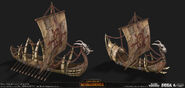 Total War Norsca Ship Render 1