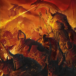 Frydaal the Chainmaker in battle