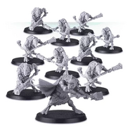 Squad of Fimir Warriors led by a Fimir Noble. (Forge World)