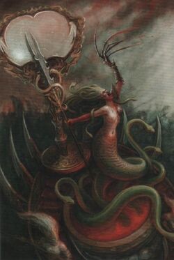 Bloodwrack Shrine Dark Elves 8th Edition Colour Illustration
