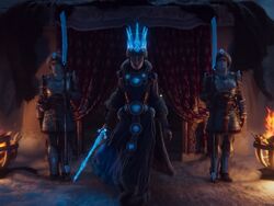 Tzarina Katarin Flanked by Two Ice Guard