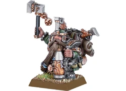 Warhammer Aos, Dwarf, Nain, Master Engineer Ingenieur, Great hammer