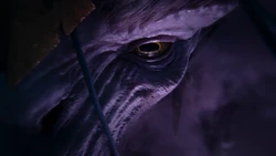 The face of a Keeper of Secrets  from the first trailer for .