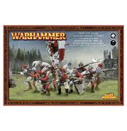 The official Empire Halberdier Miniature box art