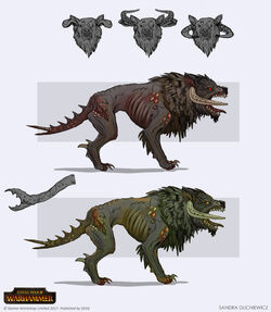 Chaos Warhounds Total War Concept Art 1