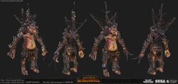 Total War Chaos Troll Armour Render 1