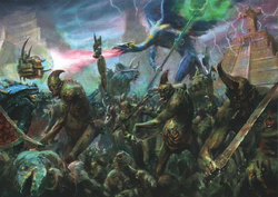 Lizardmen vs Chaos