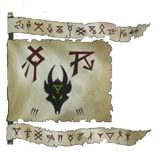 Warhammer Clan Skyre Banner