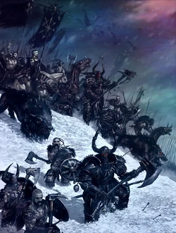 's  horde marches in step.