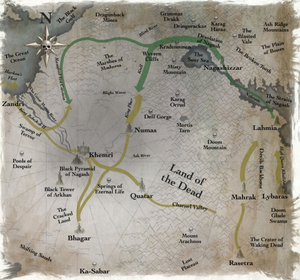 Warhammer Nehekhara Invasion Map