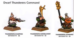 Warhammer Old world : Arquebusiers nains (thunderers dwarf