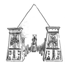 Nehekhara Tomb Kings Fortress Pyramid 5th Edition illustration