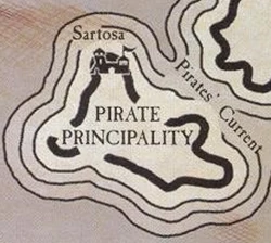 Location of the  isle of  in the  that was conquered in 1017  by the Norscans.