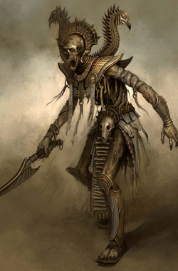 Warhammer Tomb Kings Liche Priest Art