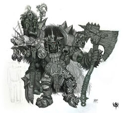 Grumlok por Jonathan Kirtz Kaudillo Orco