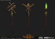 The staffs of a Grey Seer, as created for Total War: Warhammer II