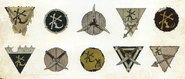 Shields of Clan Kreepus