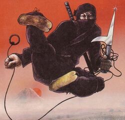 Ninja kusarigama Nippon 2ª Edición Ravening Hordes ilustración (2)