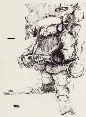 Dwarf Mountaineer 3 3rd Edition Wayne England illustration