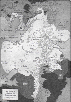 The Extent of Alcadizaar the Conqueror's Realm