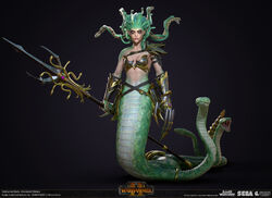 Total War Bloodwrack Medusa Render 1