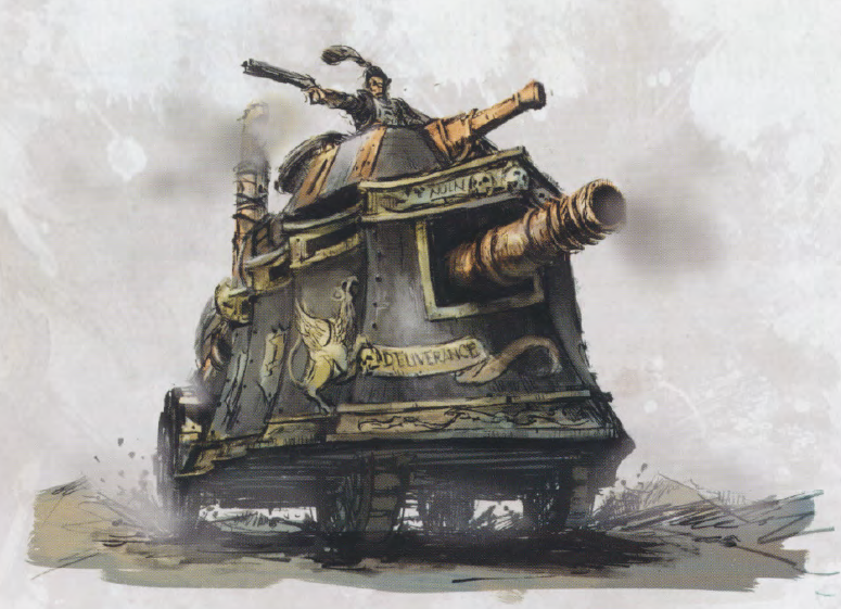 warhammer total war steam tank