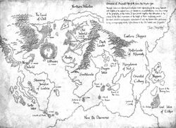 High Elf Domains World Map 6th Edition illustration