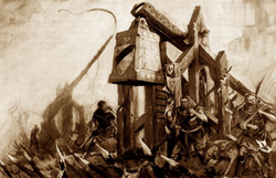 Field Trebuchet Bretonnia 6th Edition illustration