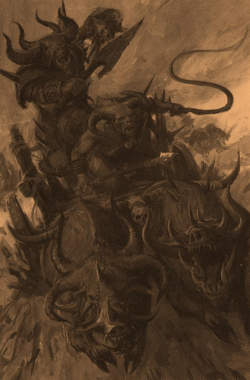 Details about   Games Workshop Warhammer Beastmen Tuskgor Chariot Crew Bit Beastman Metal New