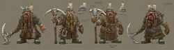 Total War Dwarf Miner Concept Art 1