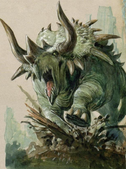 Warhammer Lizardmen Stegadon Art