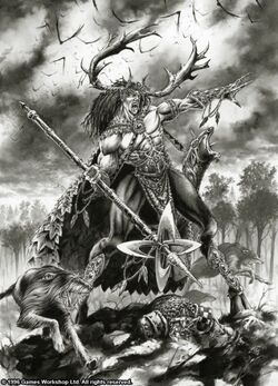 Warhammer Wood Elves Orion art